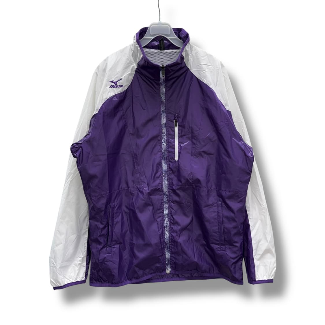 [XL] 미즈노 퍼플 화이트 바람막이 상품이미지3
