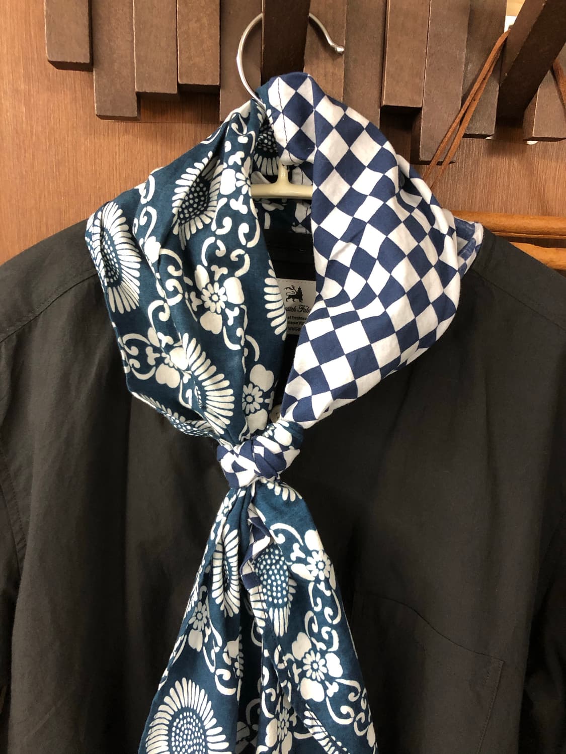 Sasquatchfabrix 스카프 셔츠 s 상품이미지5