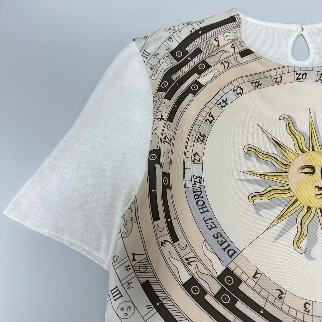 에르메스 ‘DIES ET HORE’ 실크 코튼 니트 탑 상품이미지3