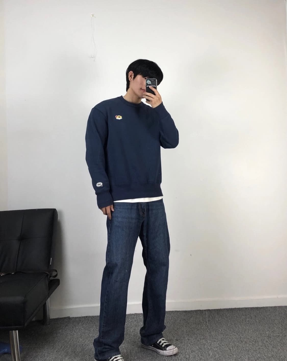 나이키 정품 에어모지 크루탑 맨투맨 상품이미지2