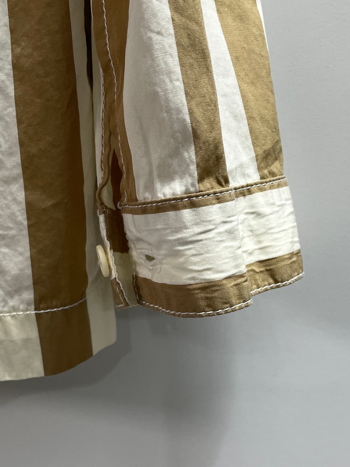 써네이 스트라이프 포켓 긴팔 셔츠 (on.639) 상품이미지4