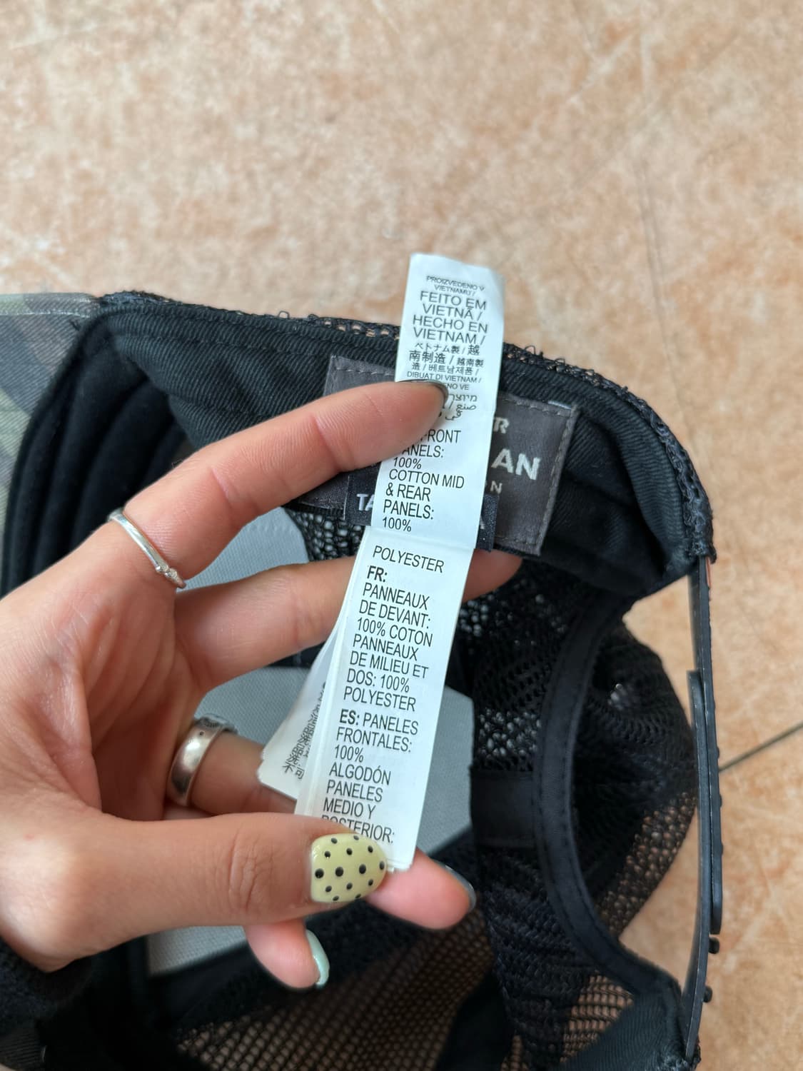 퀵실버 카모 매쉬 트러커캡 상품이미지6