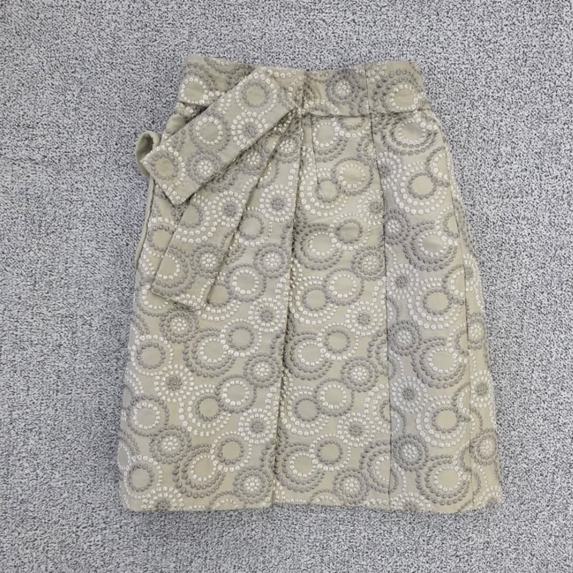 마크제이콥스 빈티지 트위드 사다리꼴주름 스커트 치마 상품이미지3