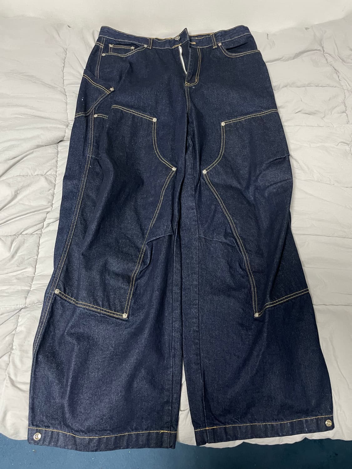 9999아카이브 DOUBLE KNEE DENIM 더블니 데님 3 상품이미지4