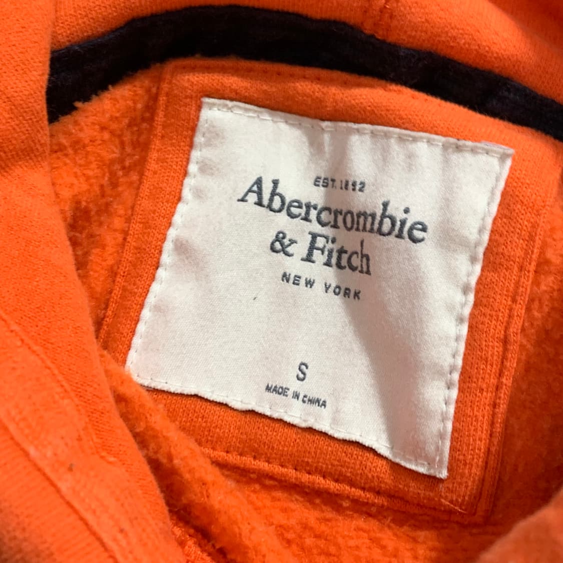 아베크롬비 우먼스 오렌지 후드티  상품이미지3