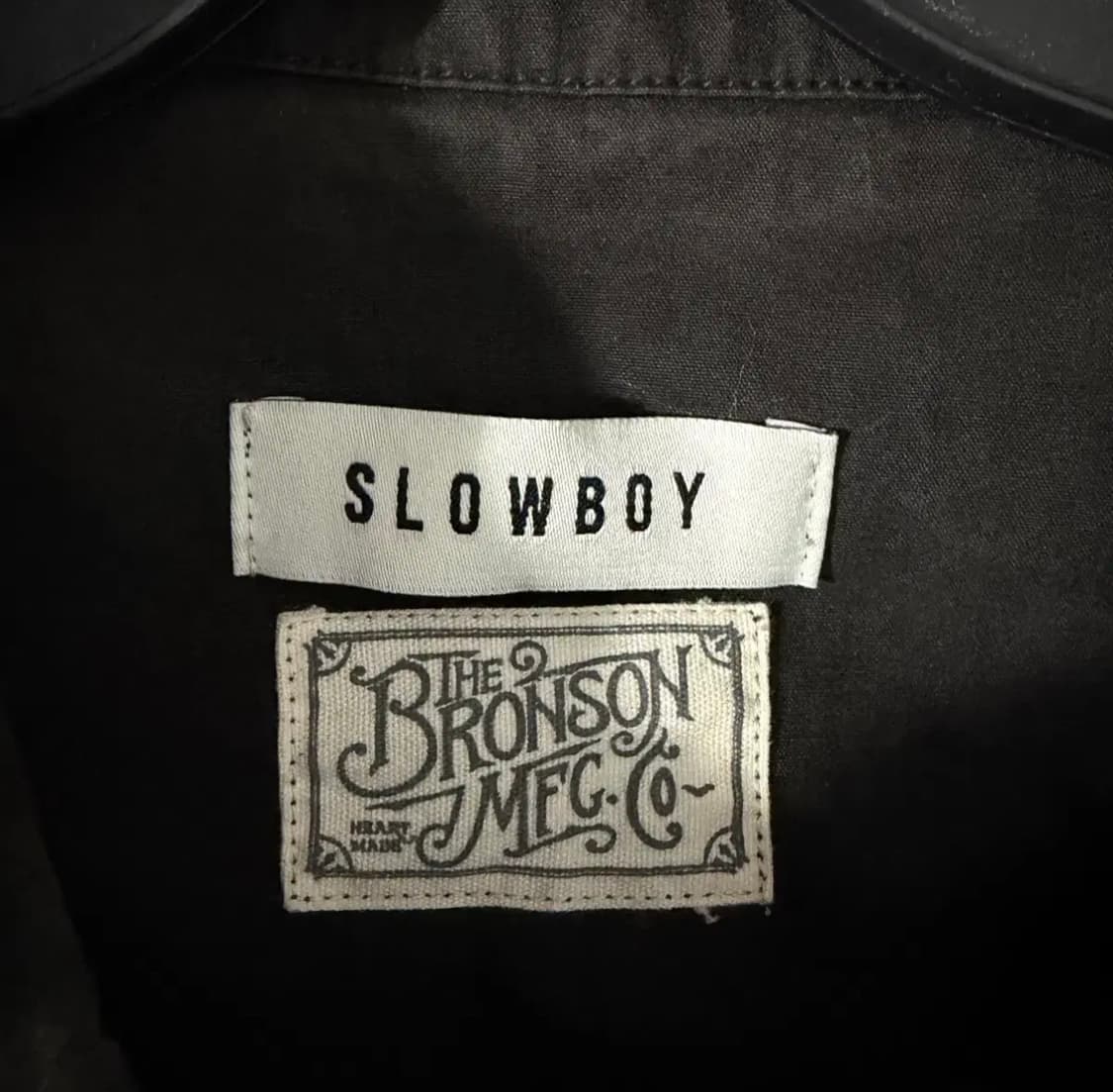 브론슨 X 슬로우보이 콜라보 M43 셔츠자켓 블랙(2) 상품이미지3