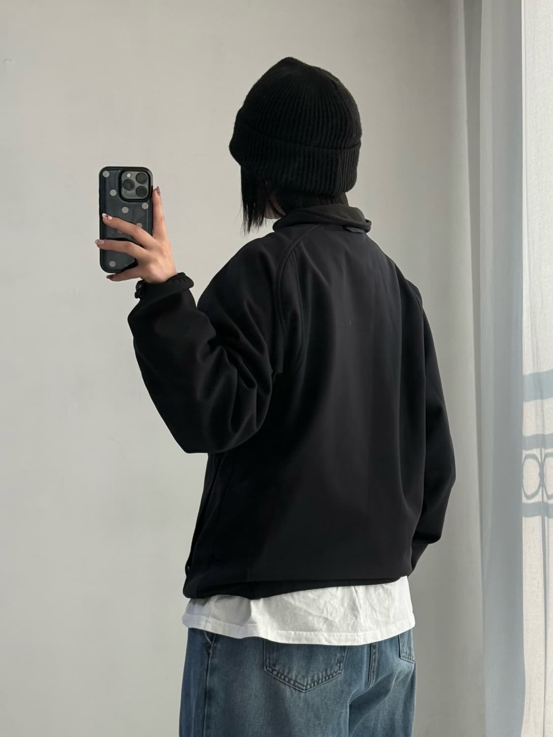 노스페이스 블랙 집업 상품이미지4