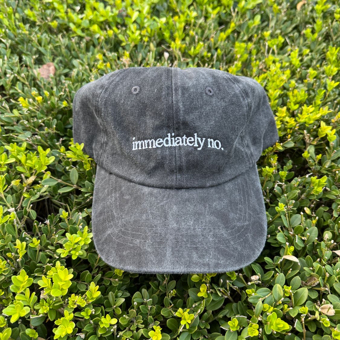 USA - immediatelyno 빈티지 모자 볼캡 피그먼트 상품이미지1