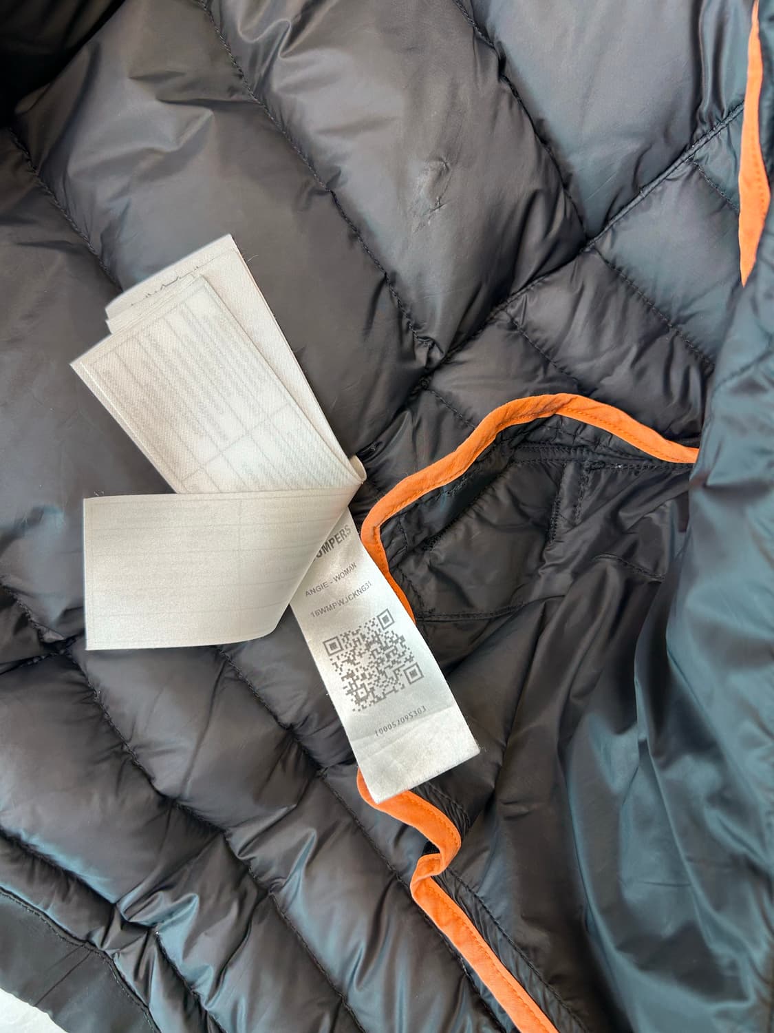 파라점퍼스 미드나잇 블랙 다운패딩(XS/44) 상품이미지10