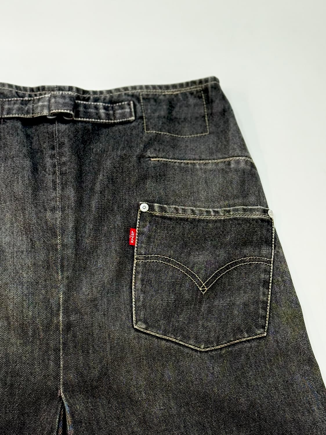 Levi’s 리바이스 블랙데님 롱 에어라인 스커트  상품이미지8