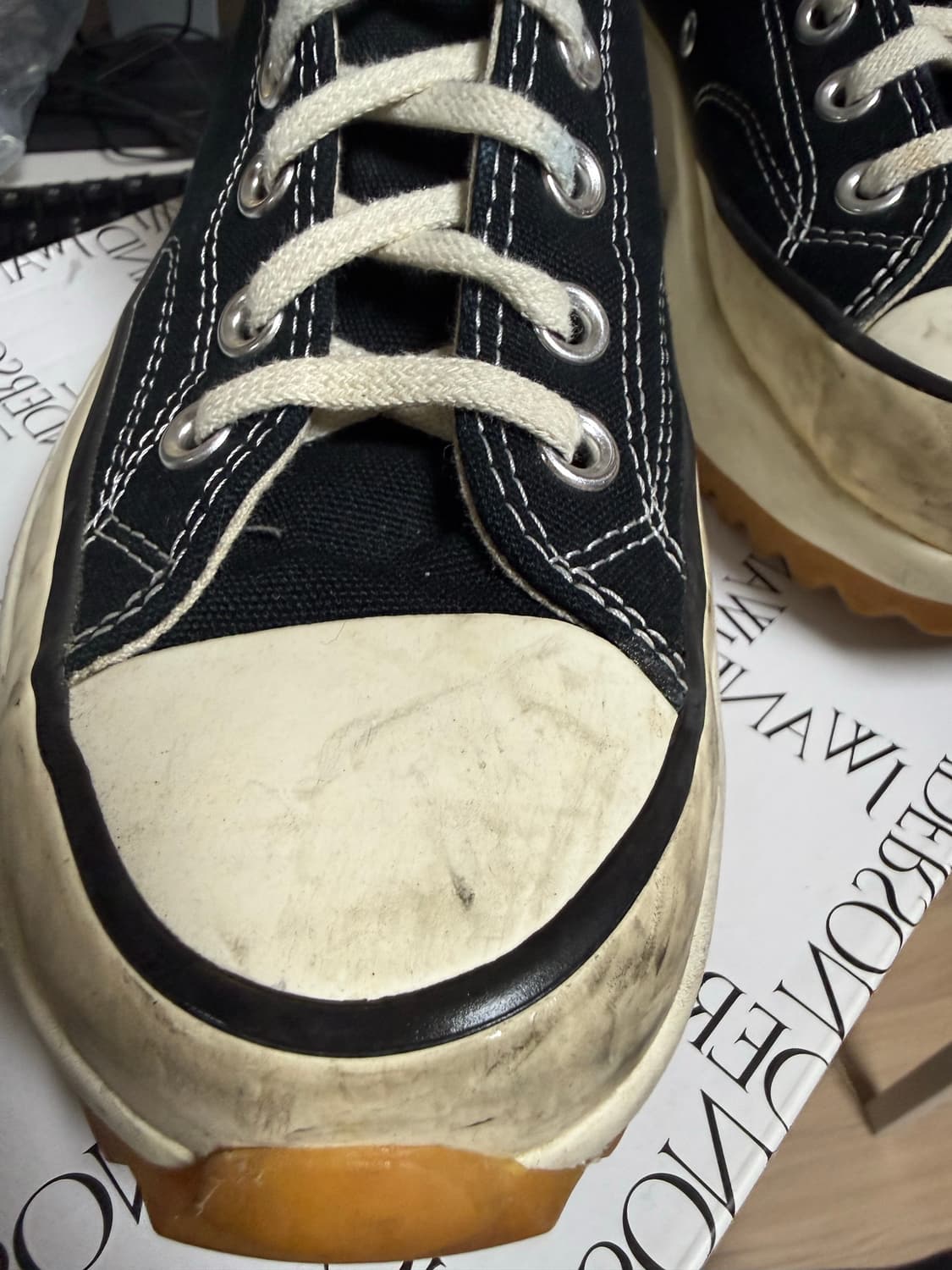 컨버스 런스타 하이크 JW 앤더슨 블랙 [250] 상품이미지8