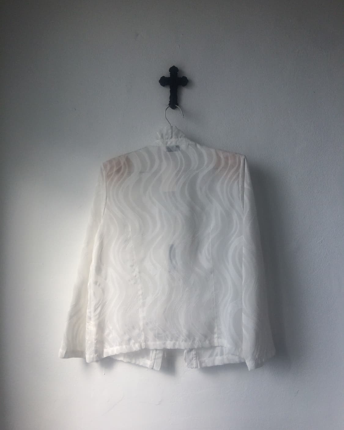 Pattern see through jacket 상품이미지3