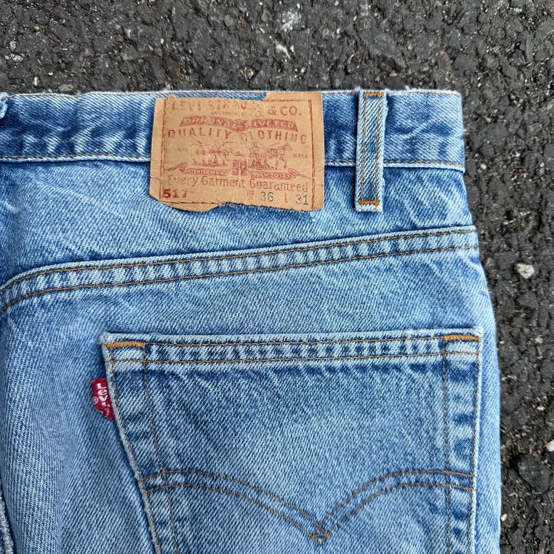 90s Vintage Levis 517 W36 L31 Bootcut 상품이미지7