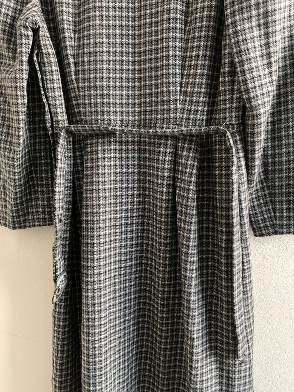 Classic check belted dress 상품이미지8