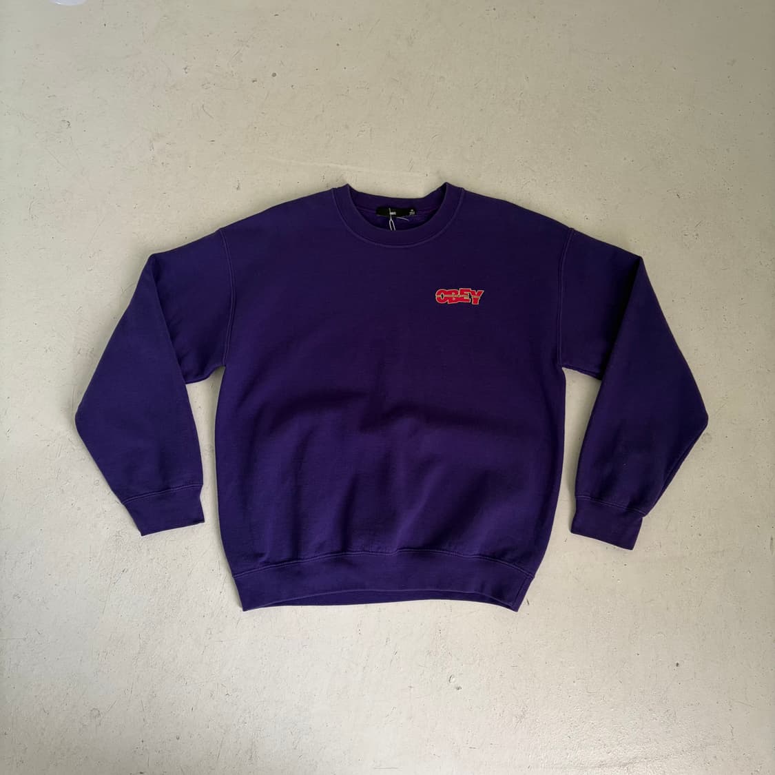 오베이 퍼플 스웻셔츠 M 상품이미지1