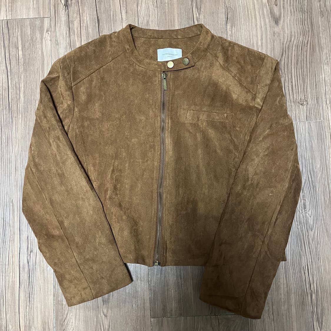 vintage suede blouson(dark brown) 상품이미지3