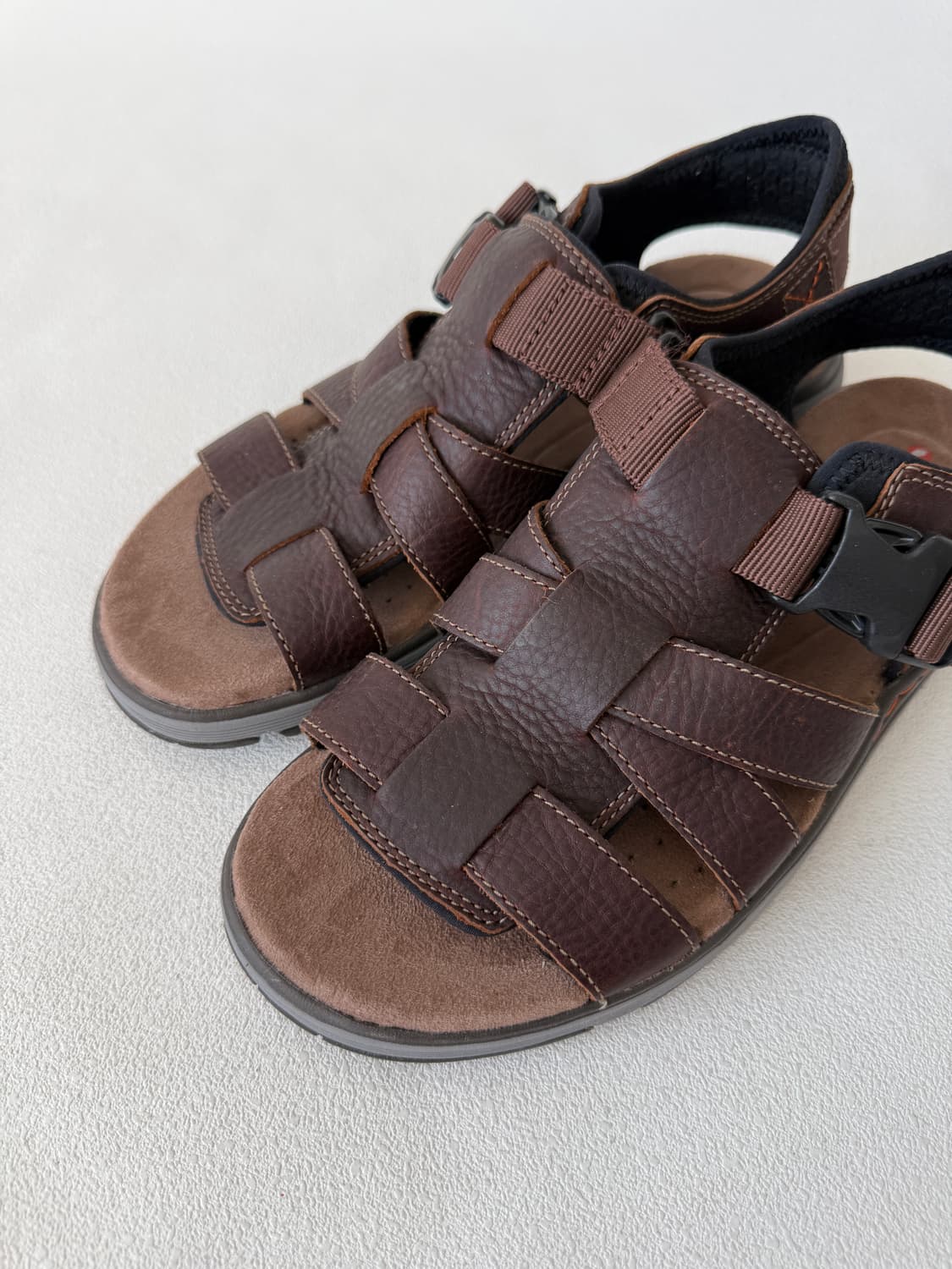 [US 9M]클락스(Clacks) 레더 샌들(새제품) 상품이미지6