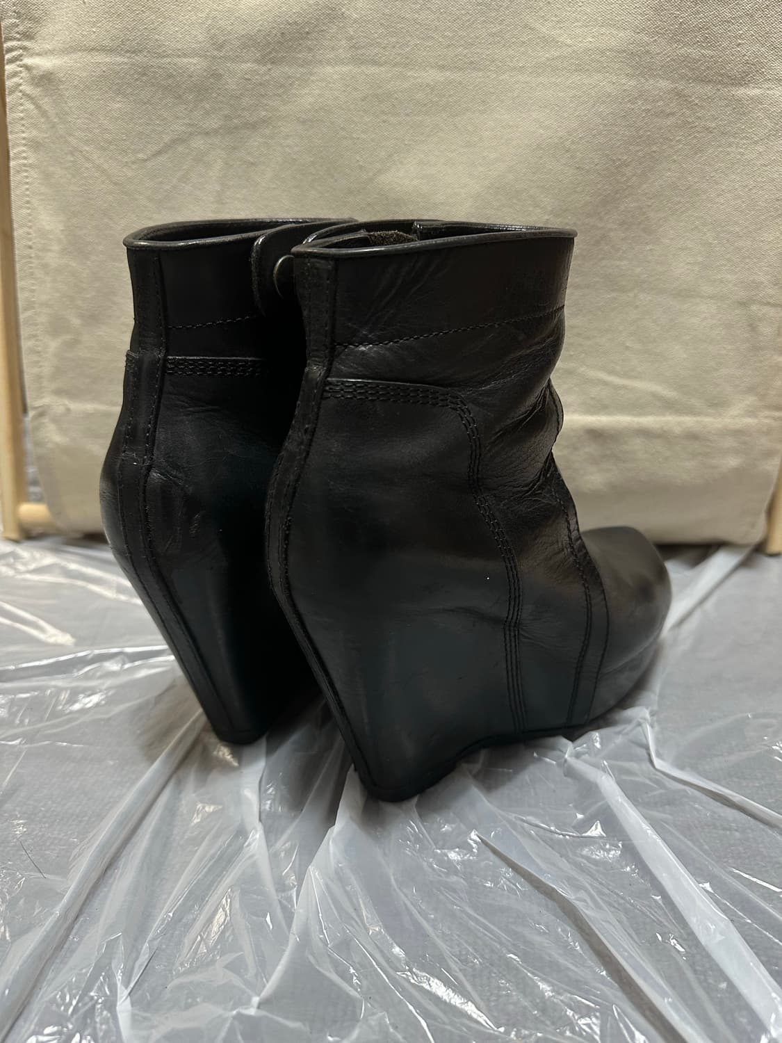 릭오웬스 웨지힐 부츠 상품이미지3