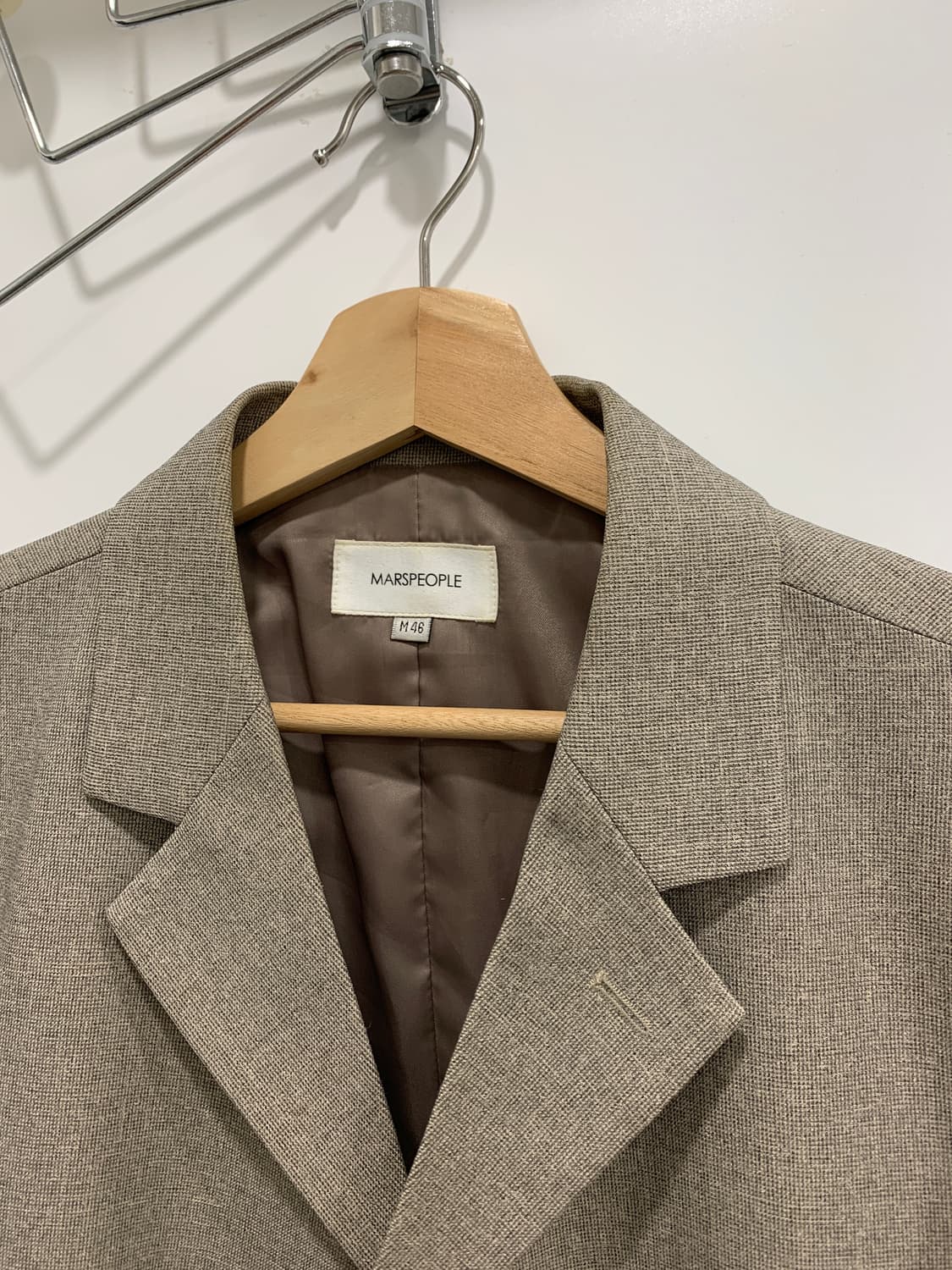 [MARSPEOPLE] 오버핏 체크 자켓 상품이미지3