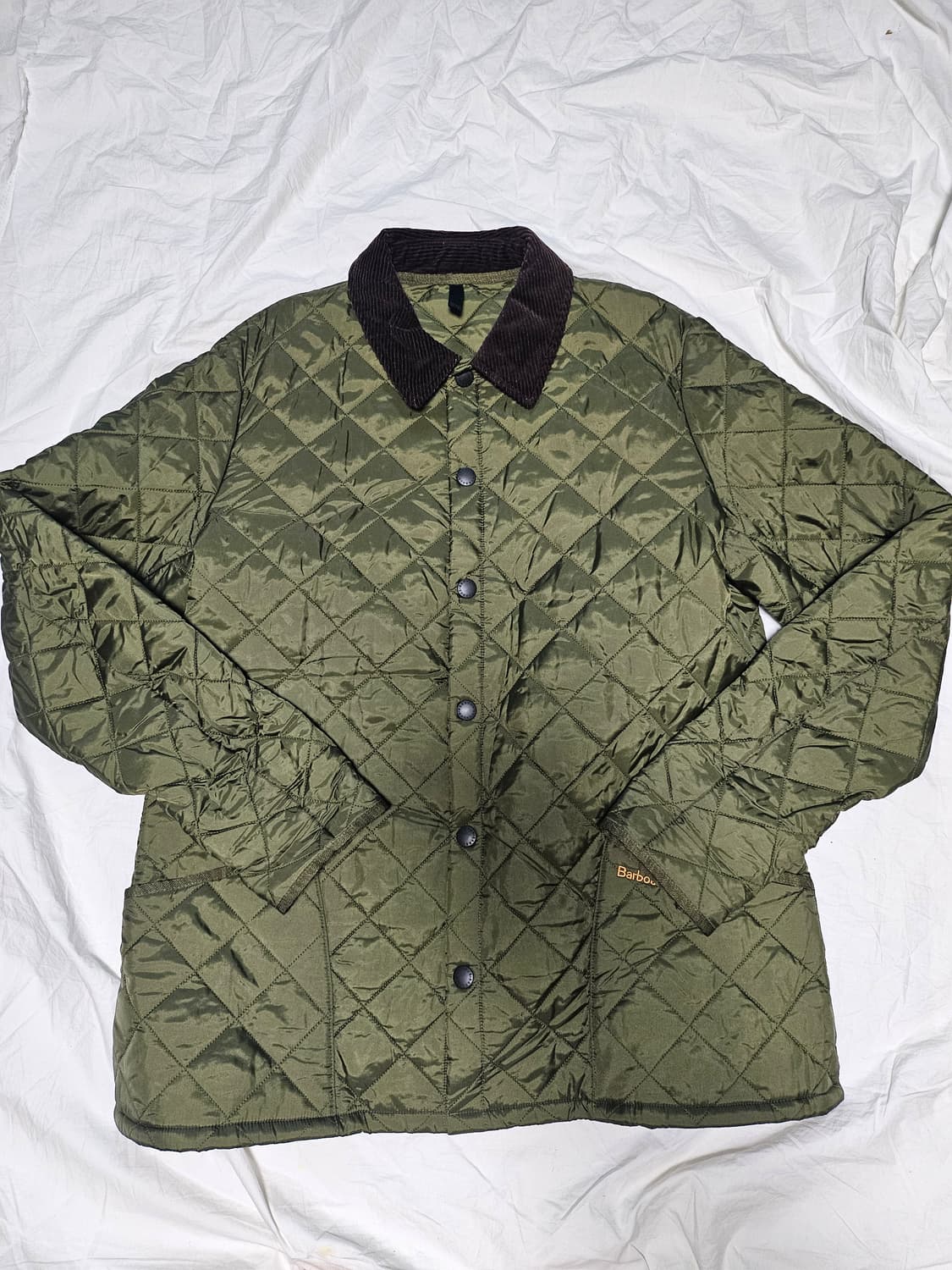 바버 헤리티지 리데스데일 퀼팅 퀼티드 자켓 올리브 XL 상품이미지1