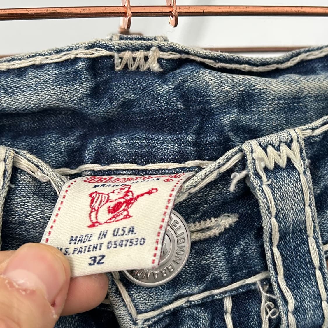 트루릴리전 월드투어 부츠컷 데님 팬츠 상품이미지8