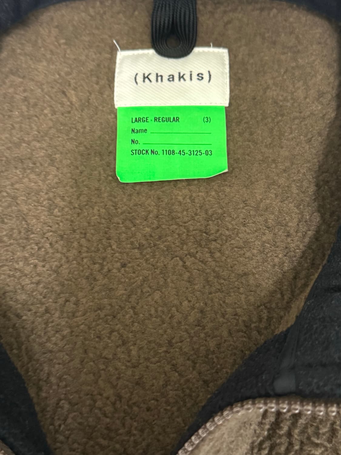 Khakis 카키스 쉐르파 집업 베스트 조끼 브라운 상품이미지3