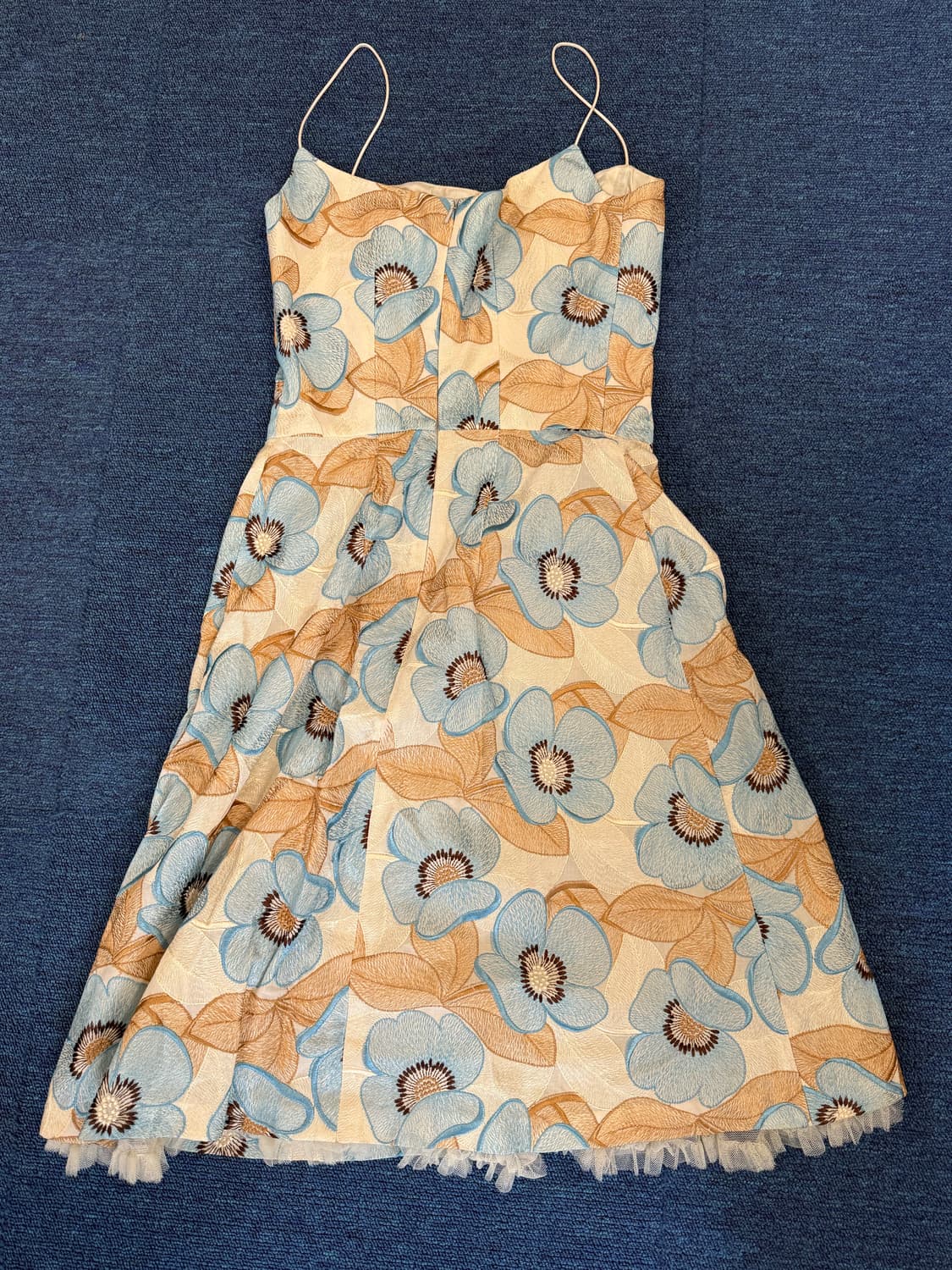 빈티지 플라워 민소매 원피스 S 상품이미지4