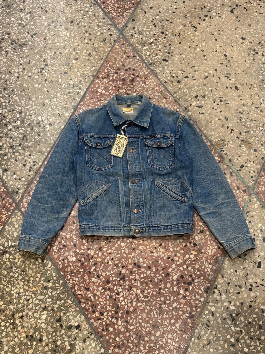 60s Wrangler 124MJ 데님 자켓 (36~38) 상품이미지2