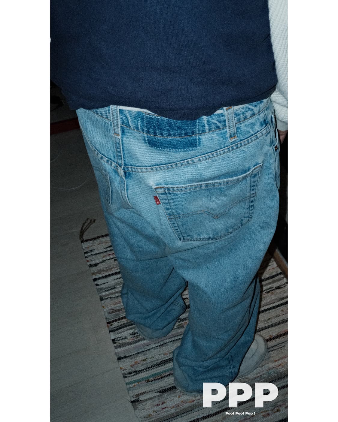 90’s 미제 리바이스 567 루즈 핏 엑스트라 와이드 레그 32x32 상품이미지3