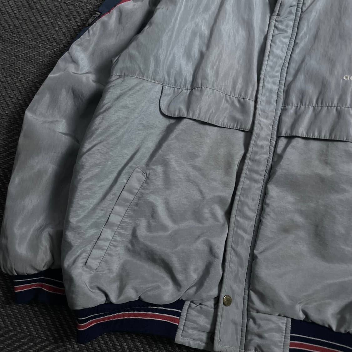 90s 아디다스 올드스쿨 배색 패디드 자켓 y 4420 상품이미지4