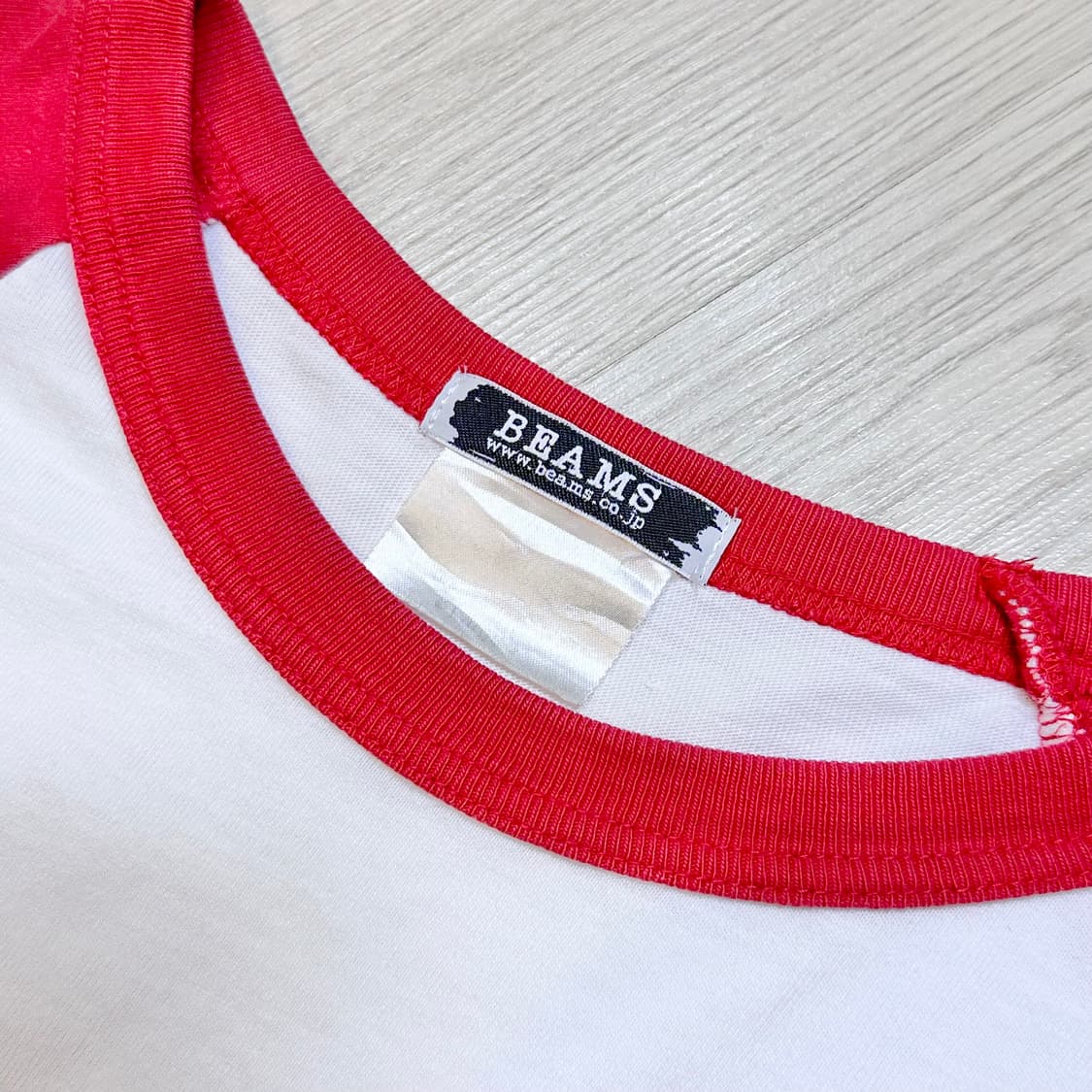 빔즈 빈티지 프린팅 링거티셔츠 상품이미지3