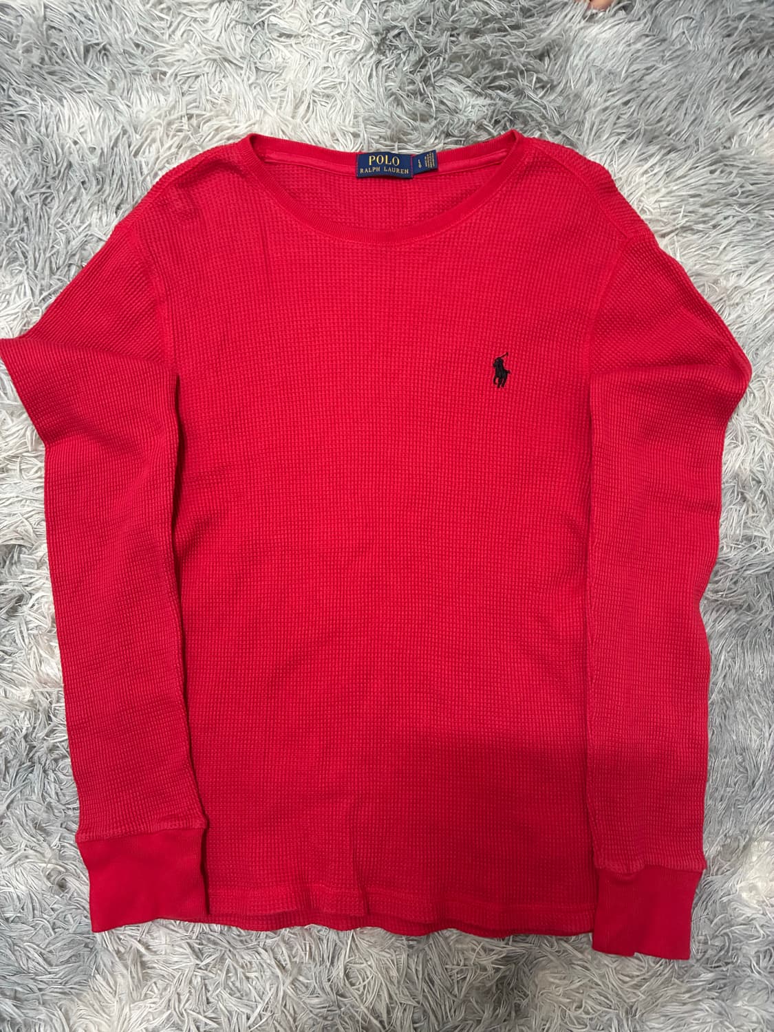 폴로 랄프로렌 크루넥 와플 니트(L) 상품이미지2