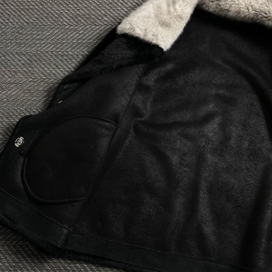 빈티지 아카이브 배색 밍크 퍼 자켓o 4669 상품이미지7