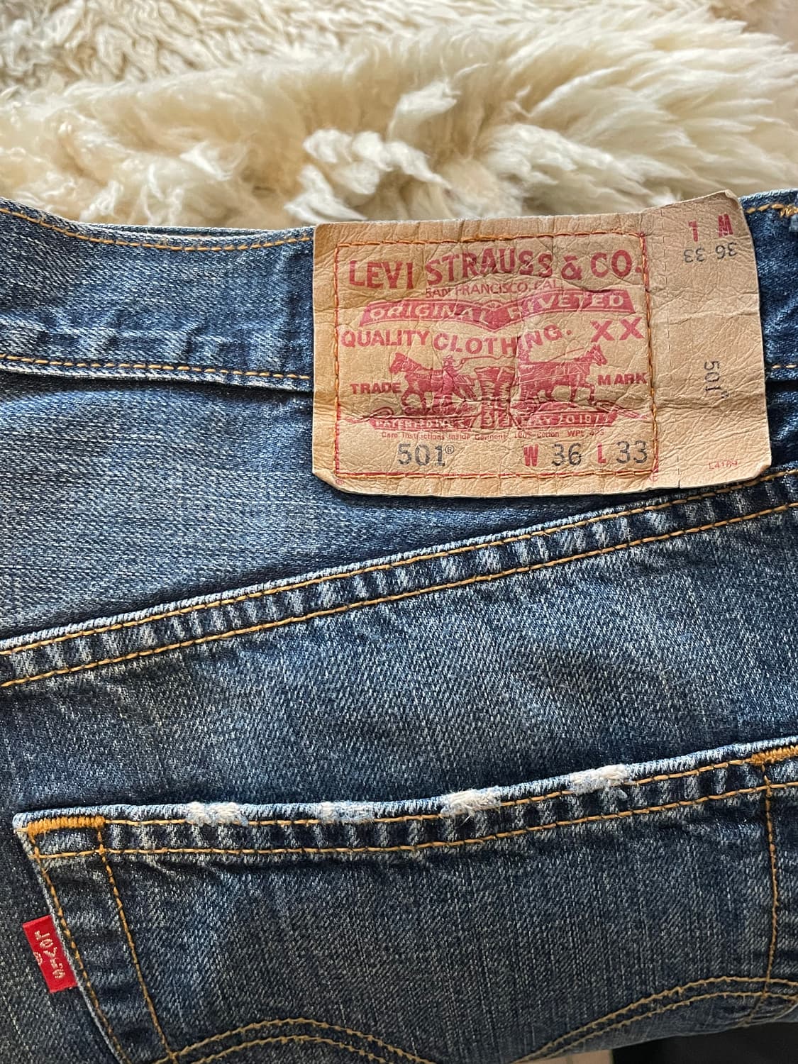 리바이스501 데님팬츠 상품이미지2