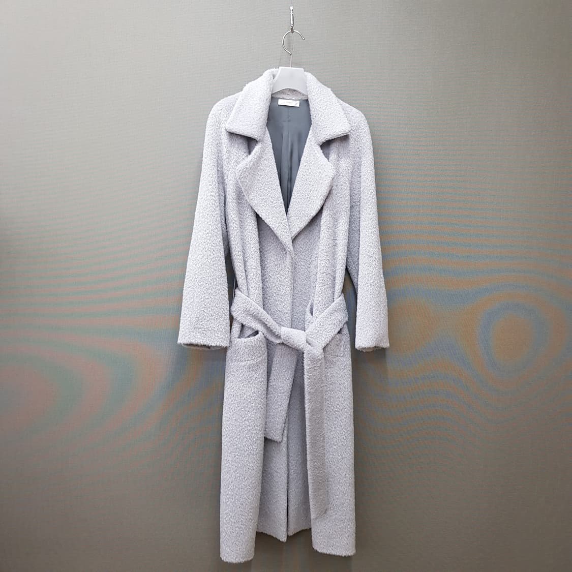 FEDELI 알파카 울 블렌드  벨티드 롱 코트 IT 42사이즈 상품이미지1