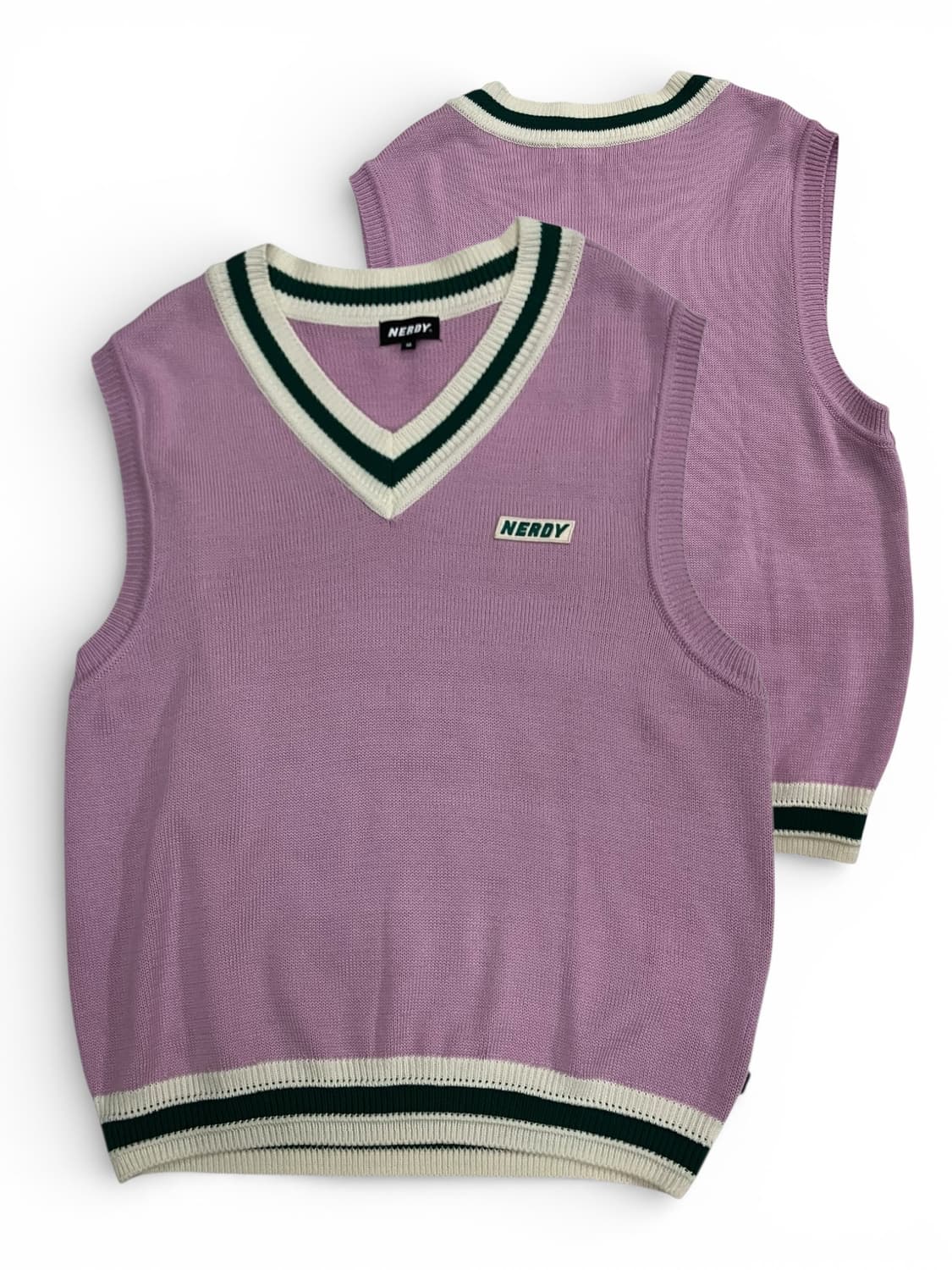 nerdy v넥 니트 베스트 조끼 M 상품이미지1