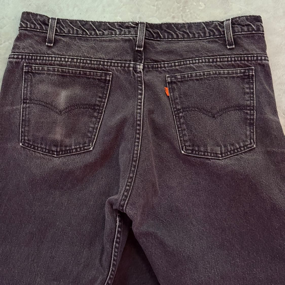 [38/32] 리바이스 505 오렌지탭 orange 흑청 블랙 USA 상품이미지4