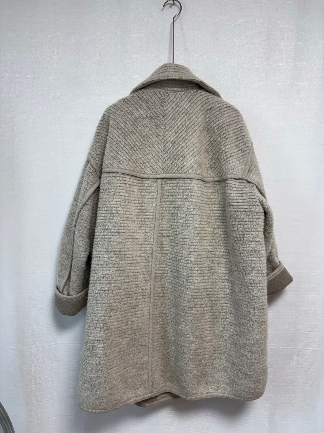 시스템루즈핏모헤어울니트코트 상품이미지3