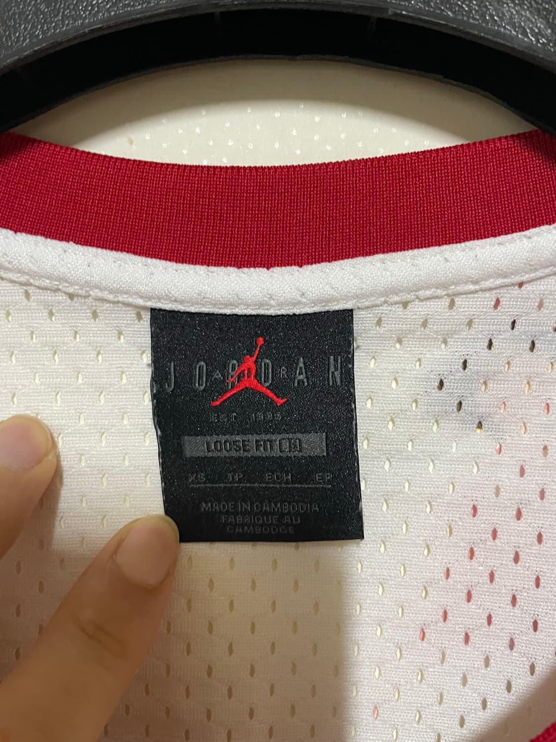 조던 JORDAN 23 농구 유니폼 화이트 상품이미지3