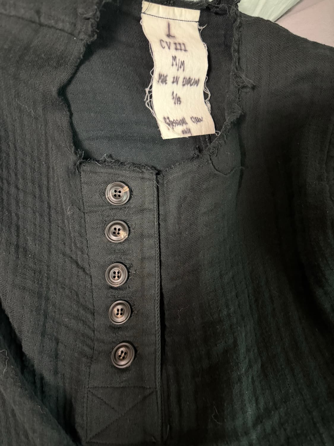 John alexander skelton 거즈 헨리넥 상품이미지1