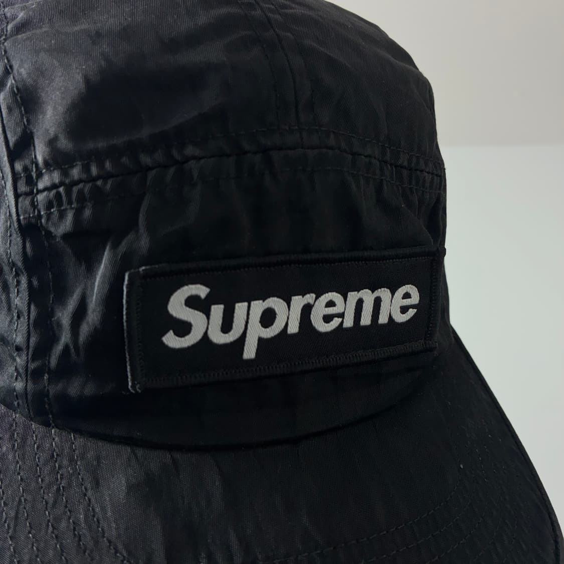Supreme 슈프림 블랙 박스로고 캠프캡 상품이미지2