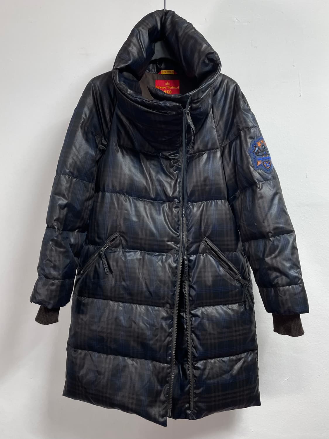 비비안웨스트우드 레드라벨 체크 다운 패딩 (on.336)  상품이미지2