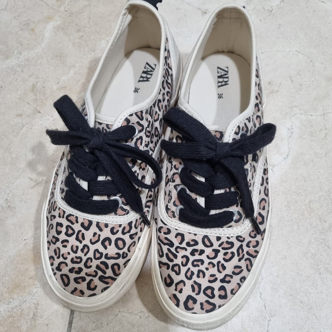 자라 호피 스니커즈 운동화 36(235) 상품이미지3