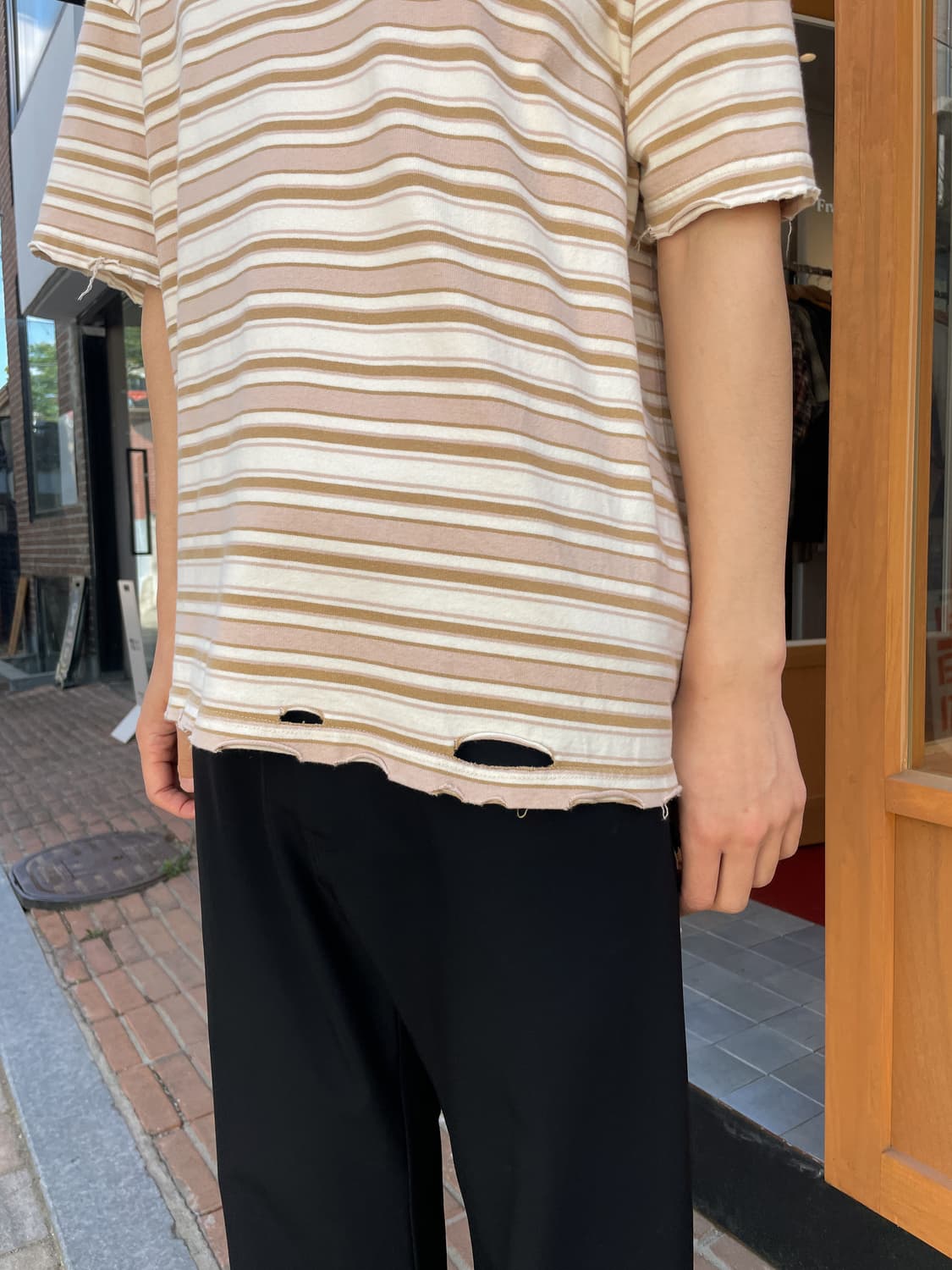 안셀름 컷소 보더 티셔츠 상품이미지9