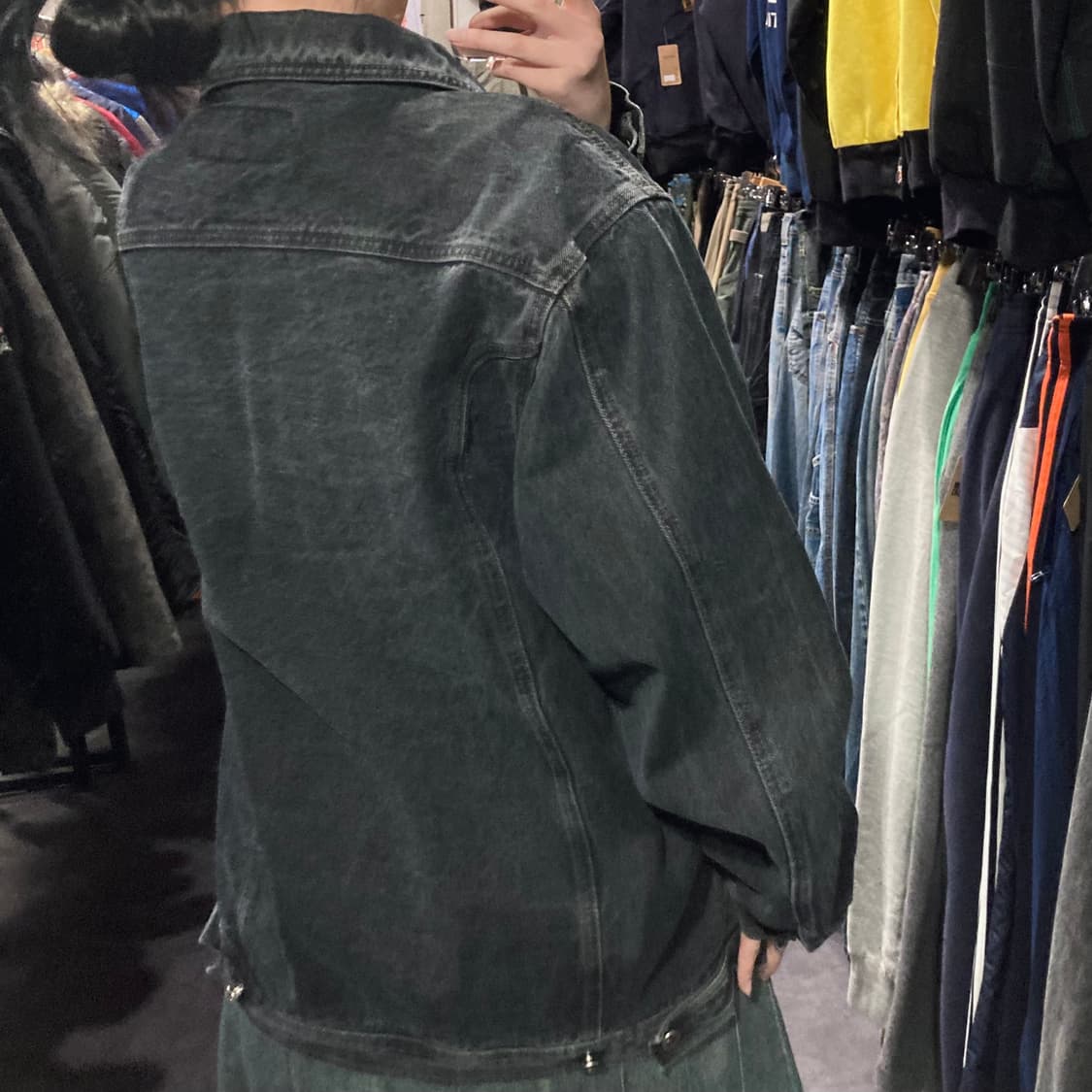 [IM] vtg 흑청 데님 자켓 상품이미지5