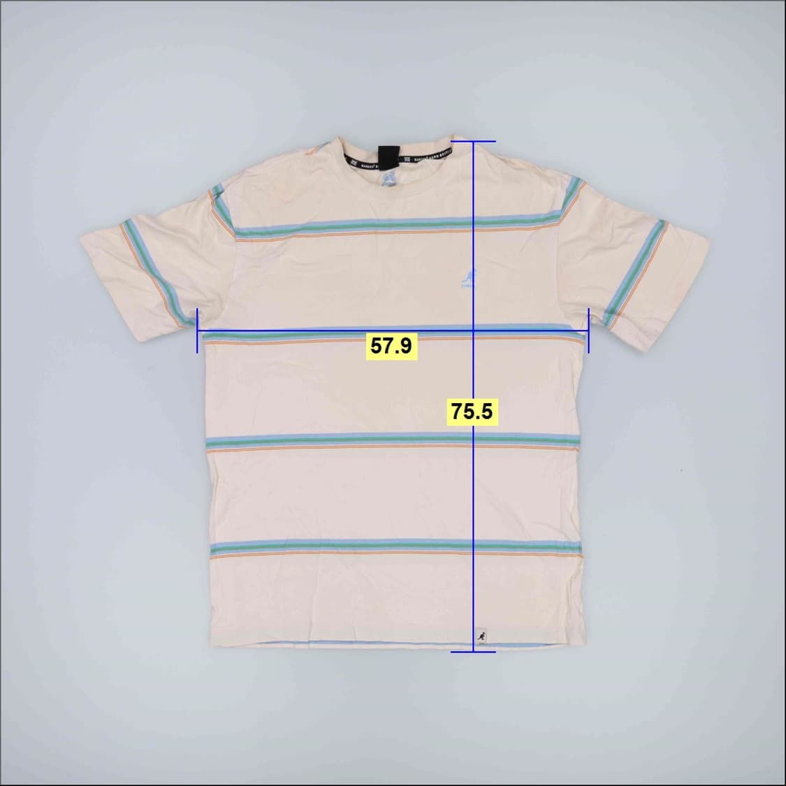 L 캉골 스트라이프 반팔티 0323H1 상품이미지7