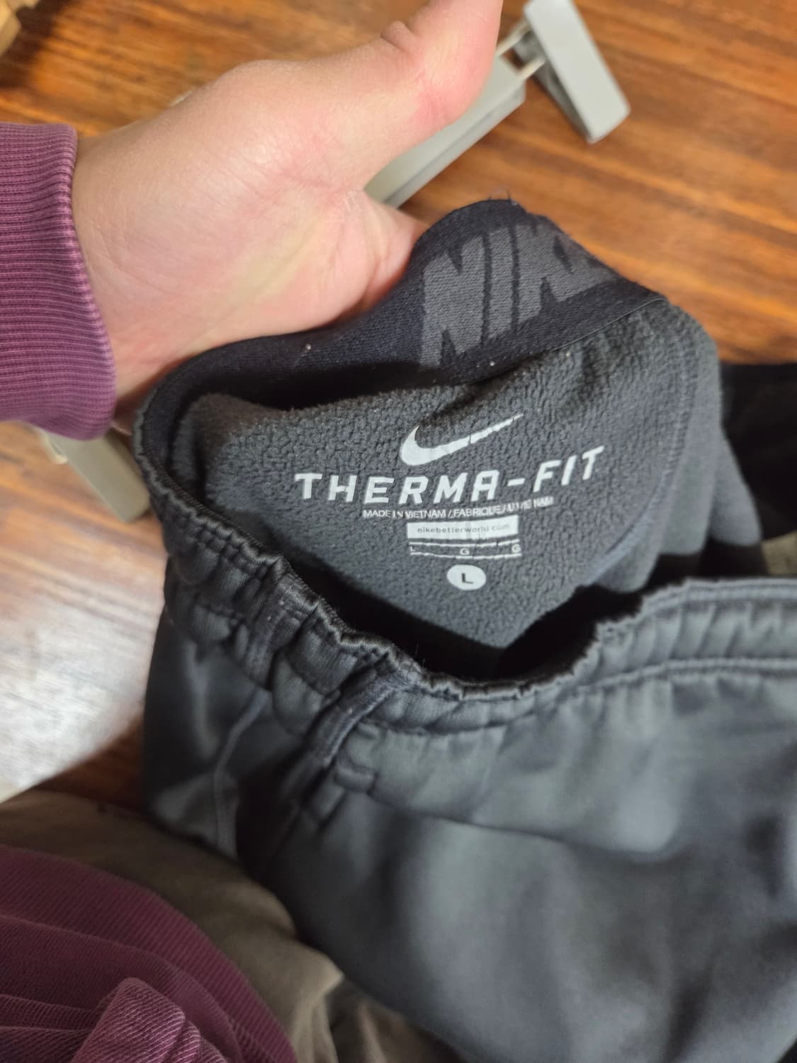 나이키 써마핏 안감플리스 기능성 팬츠 L 상품이미지4