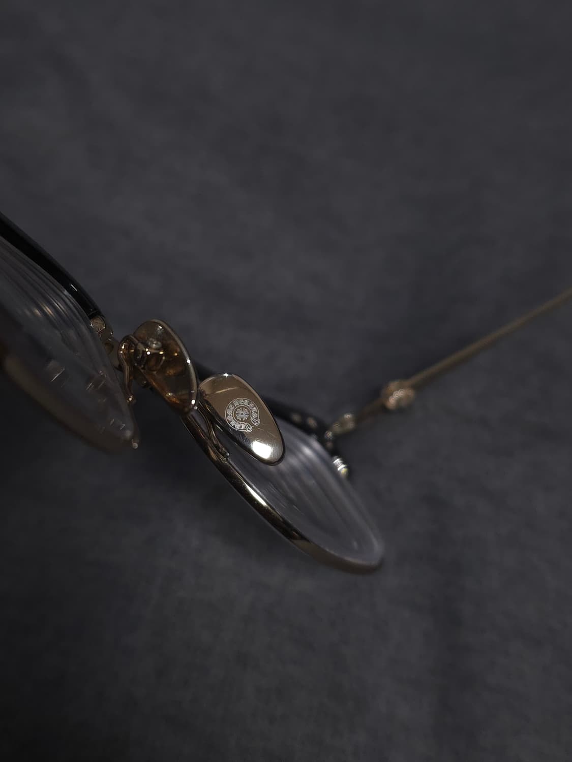 [54] 크롬하츠 슬런트레딕션 안경 골드 블랙 상품이미지8