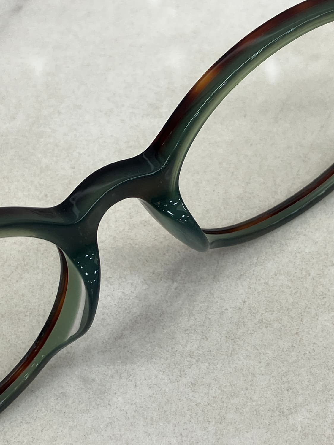 하츠 Hatz 긱시크 옥브라운 오벌 뿔테 Jade brown 상품이미지4