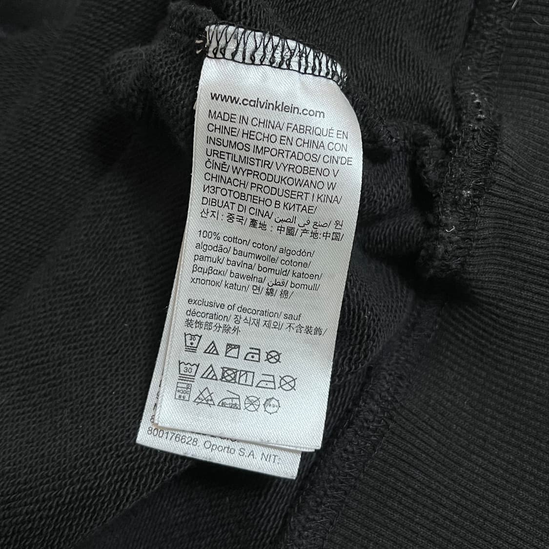 [정품] 캘빈클라인 블랙 빅로고 맨투맨 [ L ] 상품이미지4